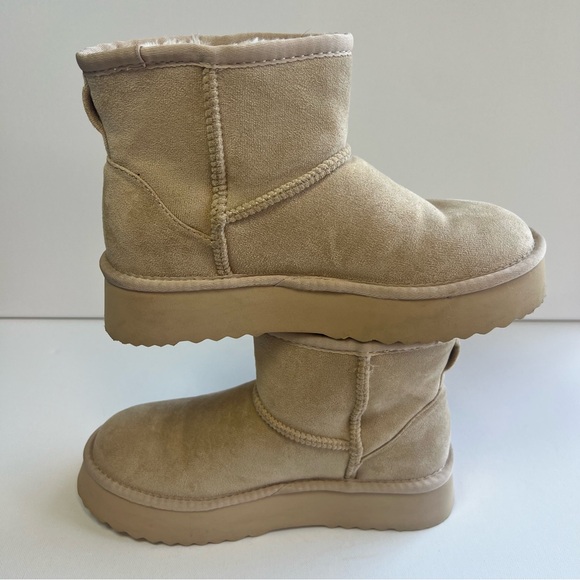 Cozy Altar'd States Matisse Mini Boots • Women's Size 7M •Suede Faux Fur Lined 🍁 - Picture 9 of 14